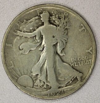 1921 Walking Liberty Half Dollar Good to Very Good
