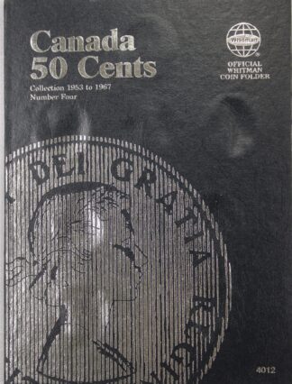 1953 to 1967 Canada 50 Cents 9 Different in Whitman Album