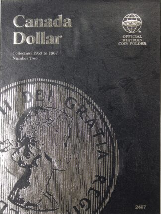 1953-1967 Canada Silver Dollars 13 Different in Whitman Album
