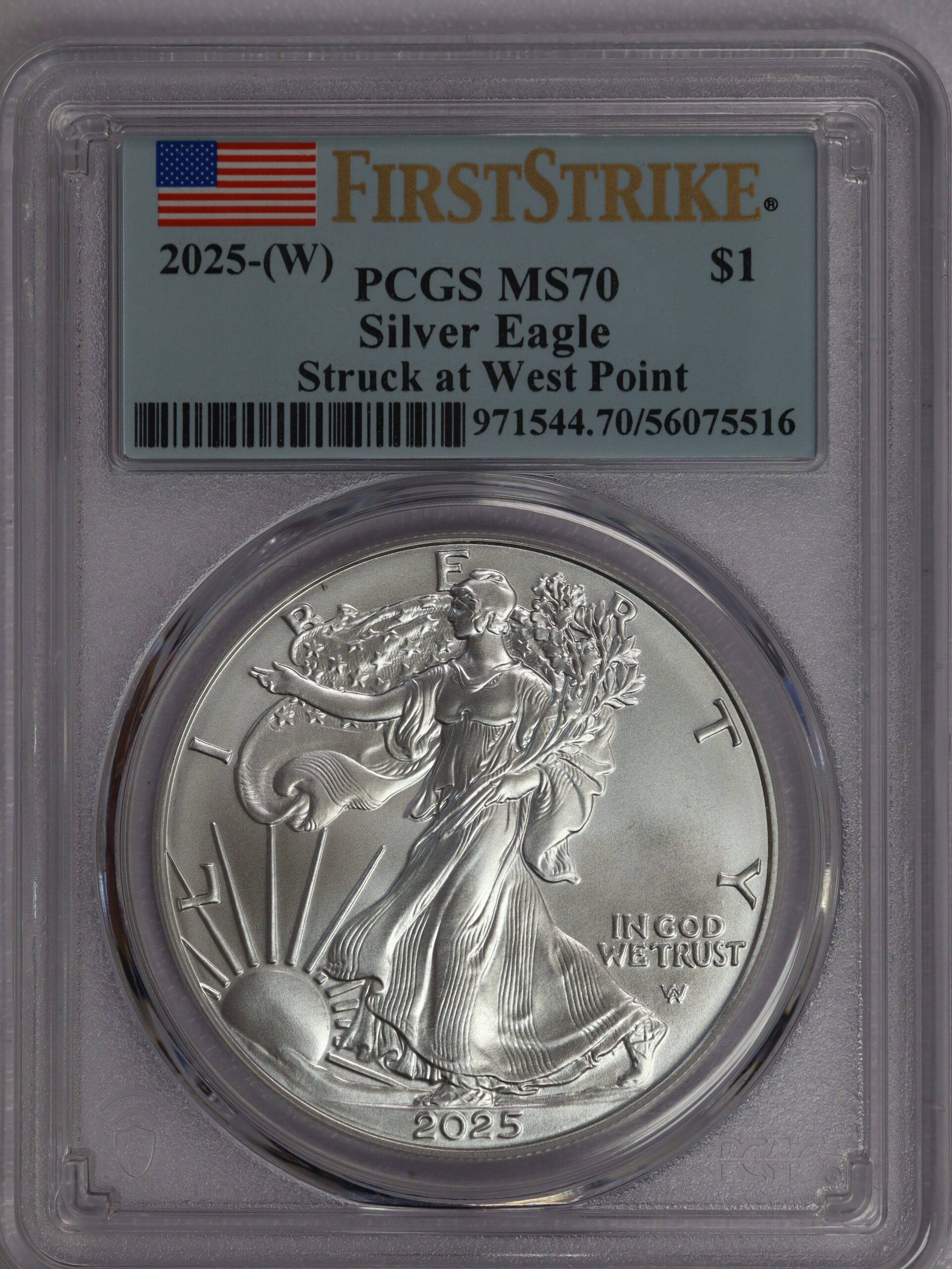 2025 (W) Silver Eagle Mark MS70 PCGS