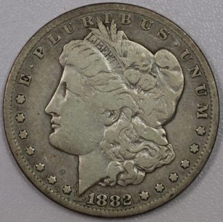 Auction - 1882 CC Morgan Dollar F15 Cleaned