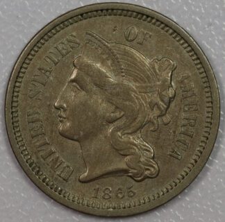 Auction - 1865 Three Cent Nickel