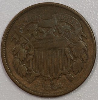 Auction - 1864 Shield Two 2 Cents