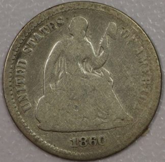 Auction - 1860 Seated Liberty Half Dime