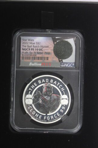 2022 Star Wars Niue $2 The Bd Batch Hunter NGCX PF10 BullionPlus Episode One
