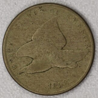 AUCTION-   1858 Small Letters Flying Eagle Cent Circulated