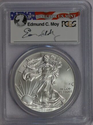 Auction - 2014 Silver Eagle .999 Silver MS70 PCGS Has Toning Spots