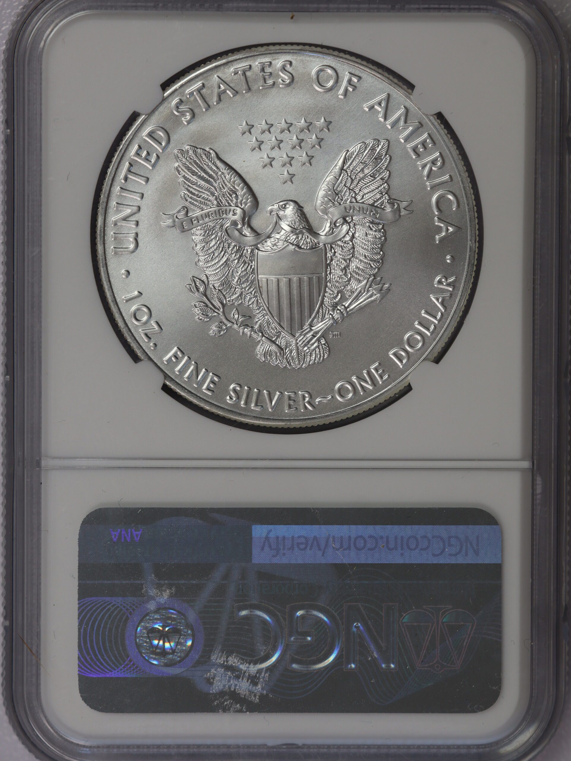 2020 (P) Silver Eagle MS70 NGC Emergency Production Liberty Bell - Image 2