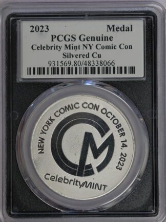 2023 Celebrity Mint NY Comic Con Silvered Cu Ric Flair Medal PCGS
