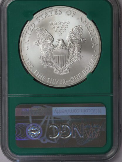 2011 Silver Eagle 25th Anniversary NGC MS70 Monster Box Label
