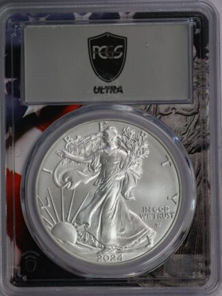 2024 W Silver Eagle Burnished SP70 PCGS Ultra