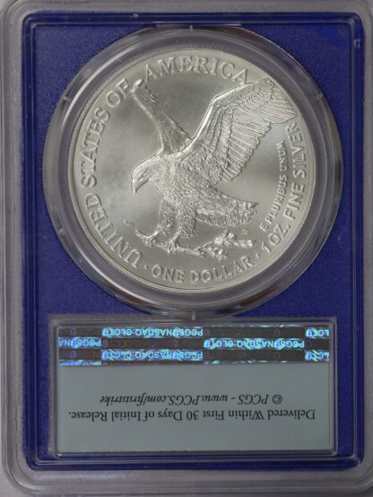 2021 Silver Eagle MS70 PCGS Type Two T2 FDR Blue Label