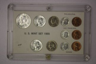1955 P D S UNC Mint Date Set 11 Coins