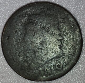 1810/09 Classic Head Large Cent Fair to AG