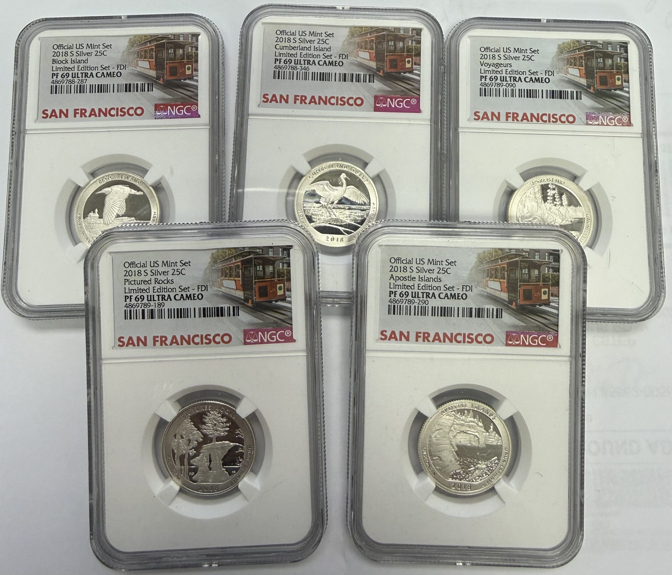 2022 S Women Quarter UNC CladSet 5 Coin SET MS67 NGC - Image 2