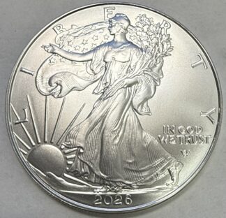 2026 American Silver Eagle Uncirculated - 1 Coin Per Order