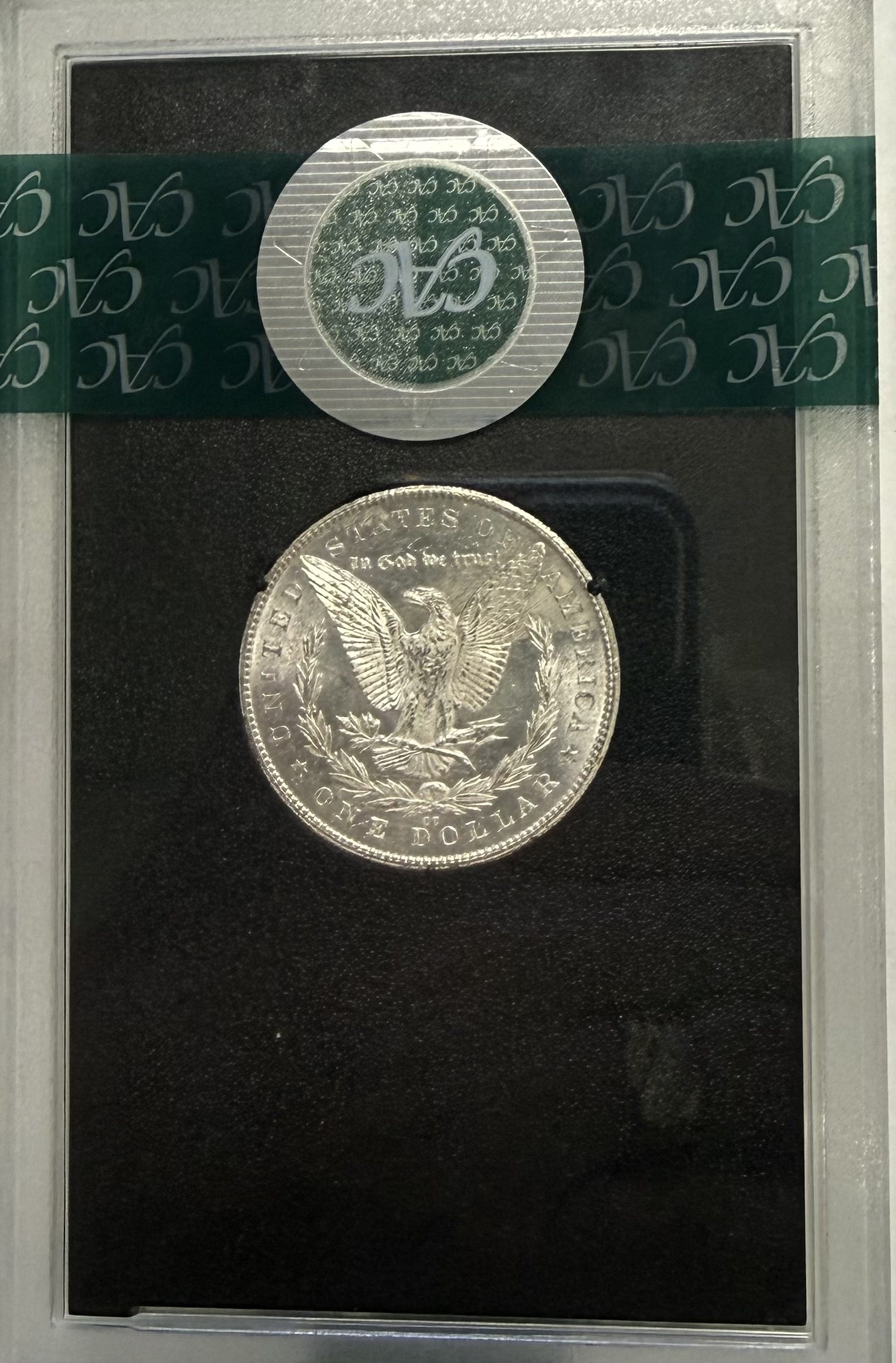 1879 CC Morgan Dollar GSA MS63 CAC - Image 5