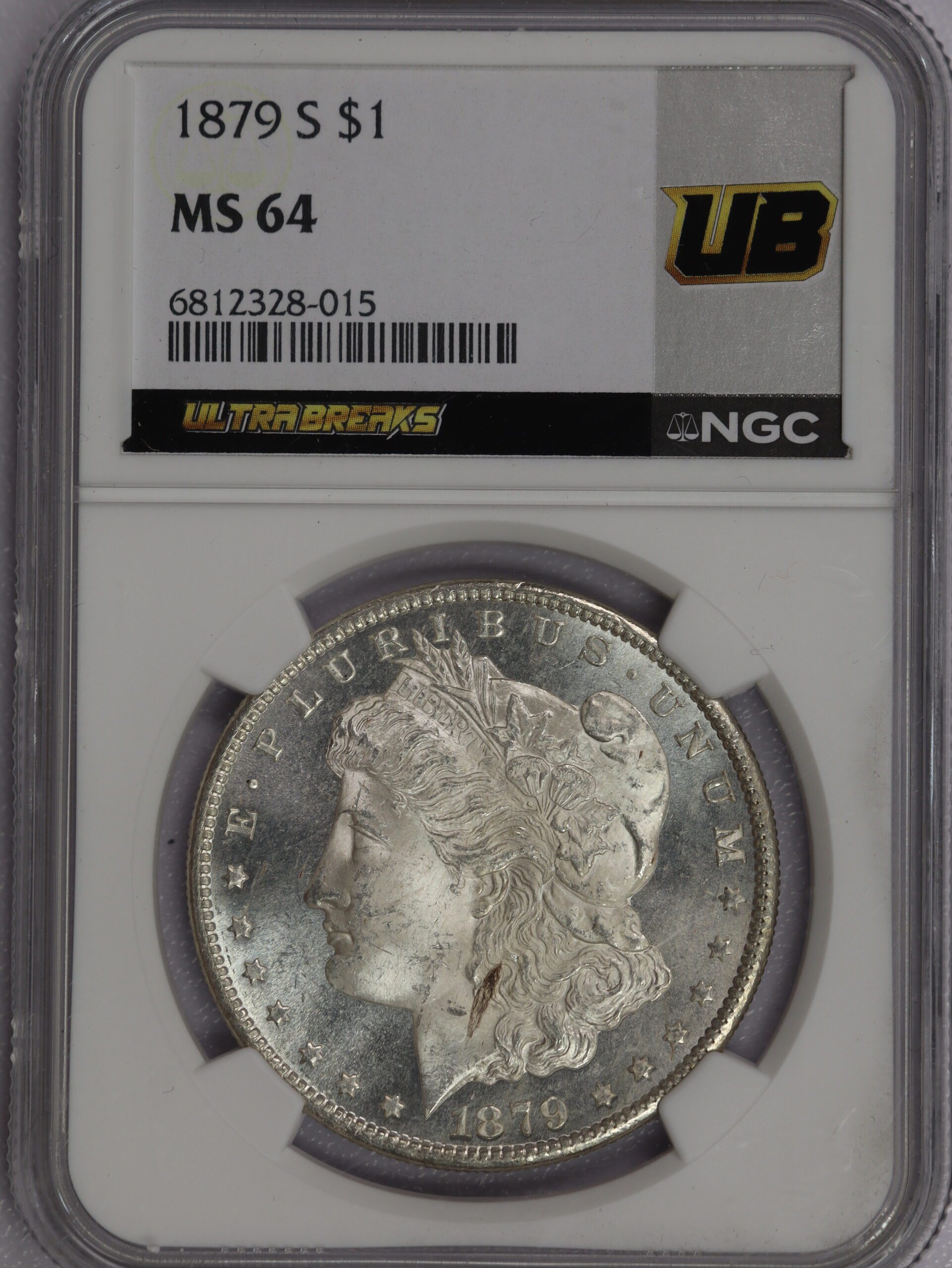 1879 S Morgan Dollar NGC MS64 UB