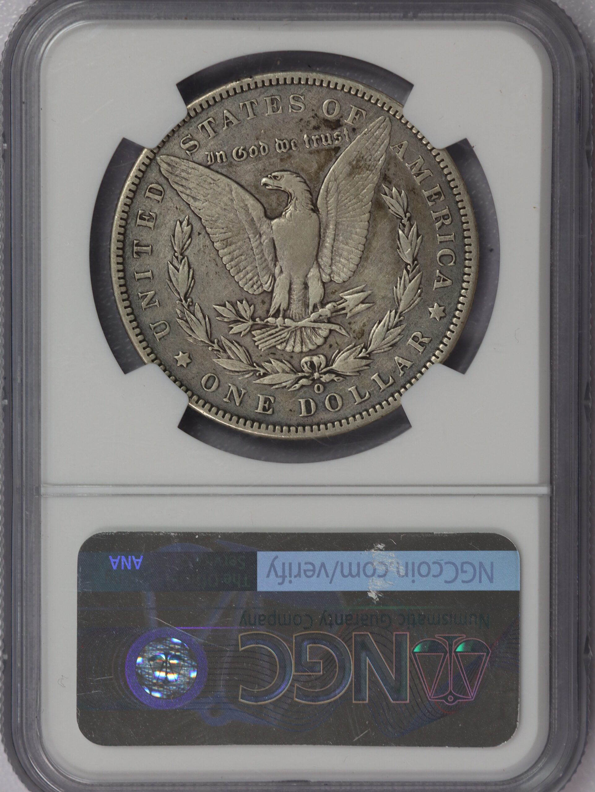 1888 O Morgan Silver Dollar Very Fine Cleaned Hot Lips VAM-4 NGC - Image 2