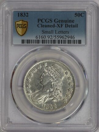 1832 Capped Bust Half Dollar XF Details PCGS