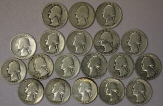 1932-1939 Washington Quarter Set 19 Total Coins AG to Fine