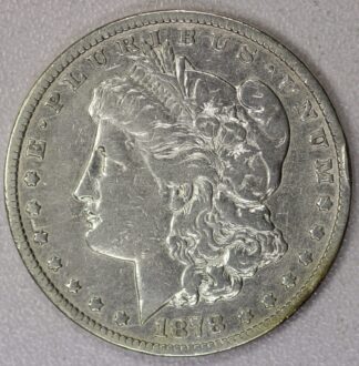 AUCTION-   1878-CC Morgan Dollar Circulated & Cleaned