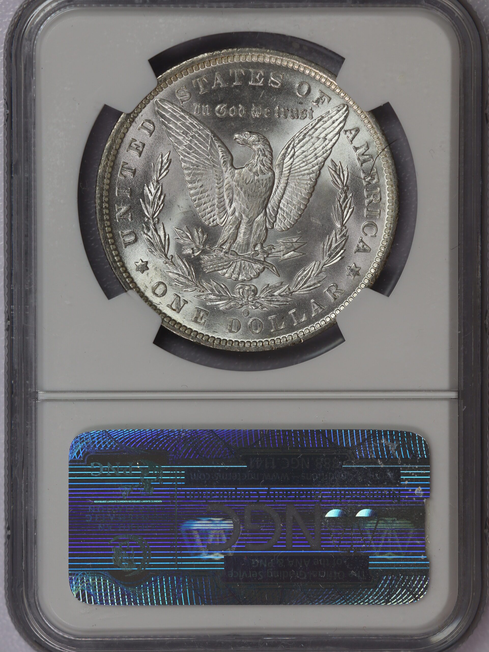 1885 O Morgan Dollar NGC MS63 Cert 3611732-040 - Image 2