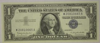 1957-B One Dollar Silver Certificate Uncirculated