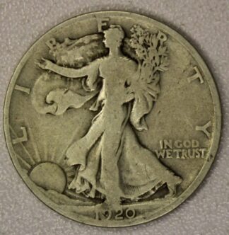1920-S Walking Liberty Half Dollar G-VG