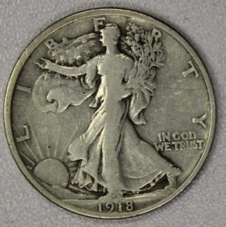 1918 Walking Liberty Half Dollar Very Good