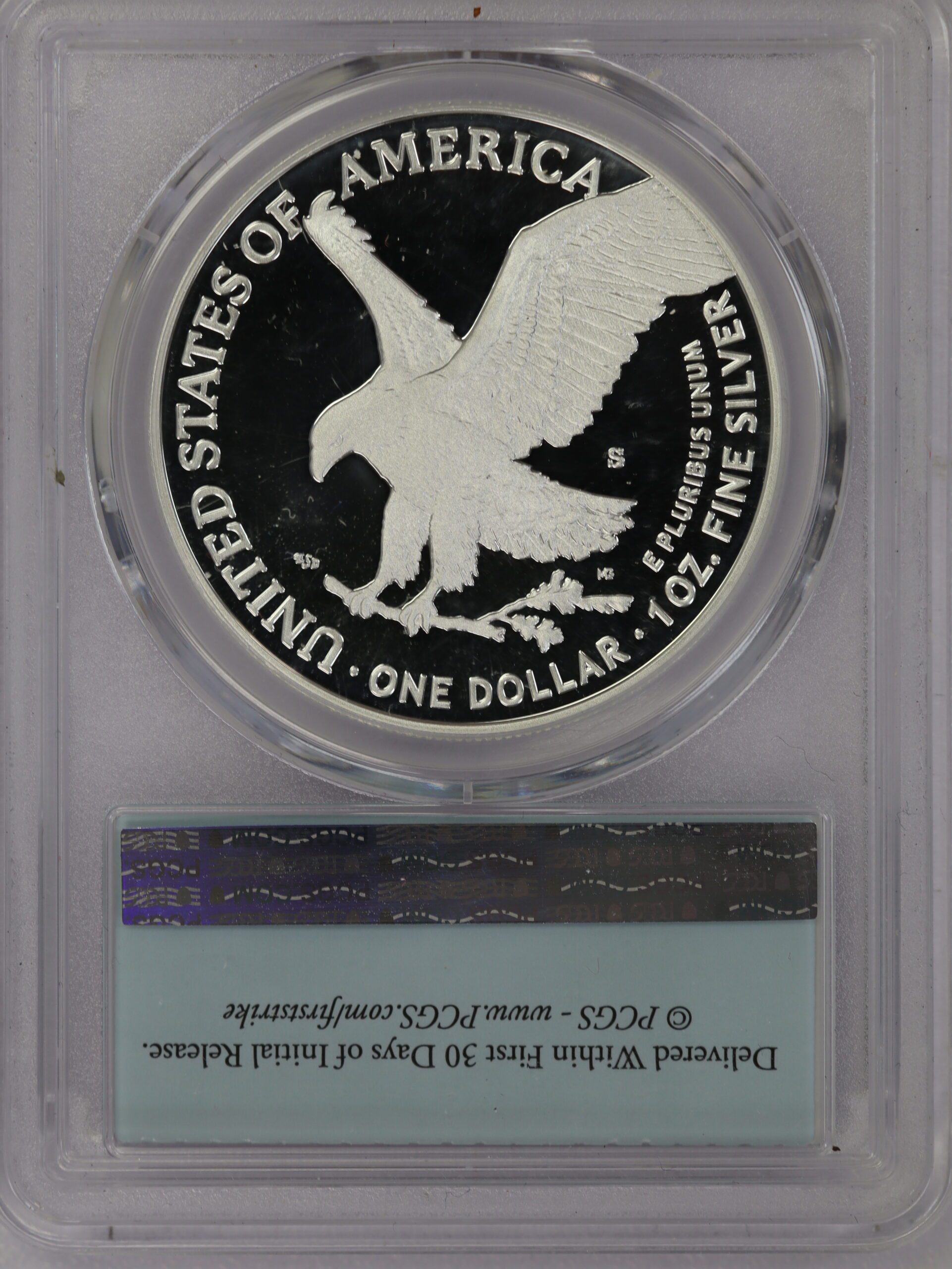 2022 S Silver Eagle First Strike PR70 DCAM PCGS - Image 2