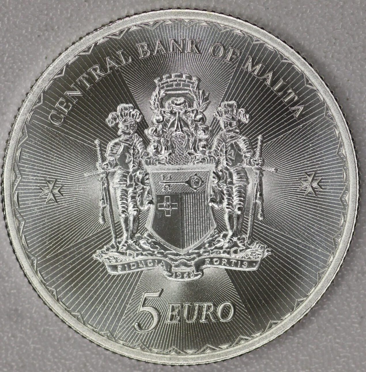 2023 Malta 5 Euro One Troy Ounce .9999 Fine Silver