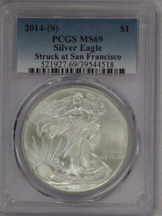 2014 (S) Silver Eagle PCGS MS69