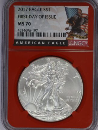 2018 Silver Eagle "Tough As They Come" Early Release NGC Red Label MS70