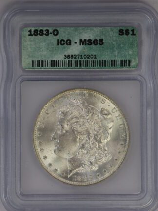 1883 O Morgan Dollar MS65 ICG - Looks The Grade Cert. 3882710201