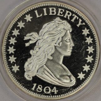 1804 Draped Dollar Silver Copy 2 oz .999 Silver Round
