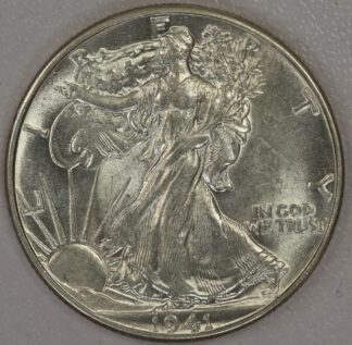 Auction -  1941 Walking Half Dollar AU