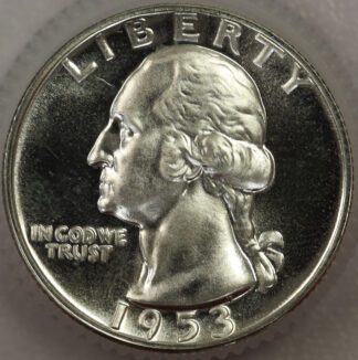 Auction -  1953 Washington Quarter Proof