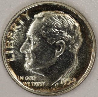 Auction - 1954 Roosevelt Dime Proof