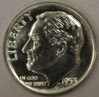 Auction - 1953 Roosevelt Dime Proof