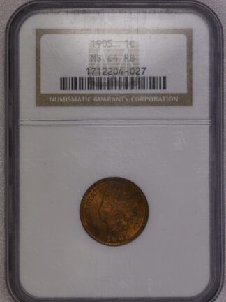 1905 Indian Cent MS65 NGC