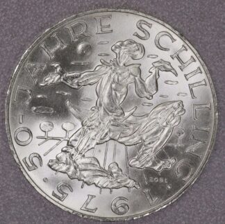 1975 Austria 100 Schilling 50th Anniversary of Austria 64% Silver
