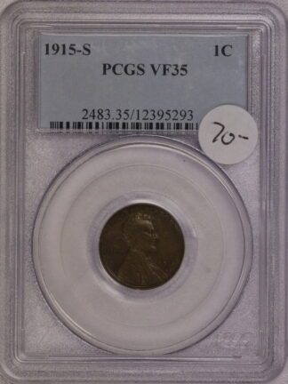 1915 S Lincoln Wheat Cent VF35 PCGS