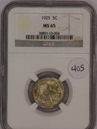1925 Buffalo Nickel MS65 NGC