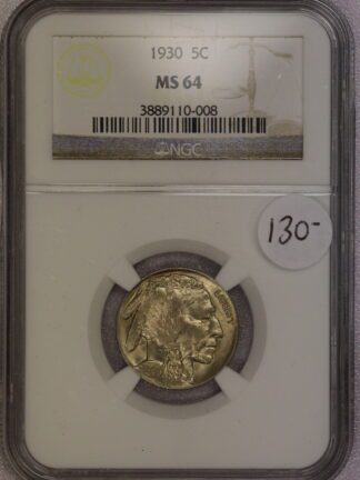 1930 Buffalo Nickel MS64 NGC