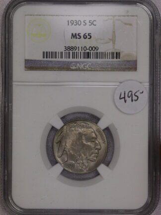1930 S Buffalo Nickel MS65 NGC