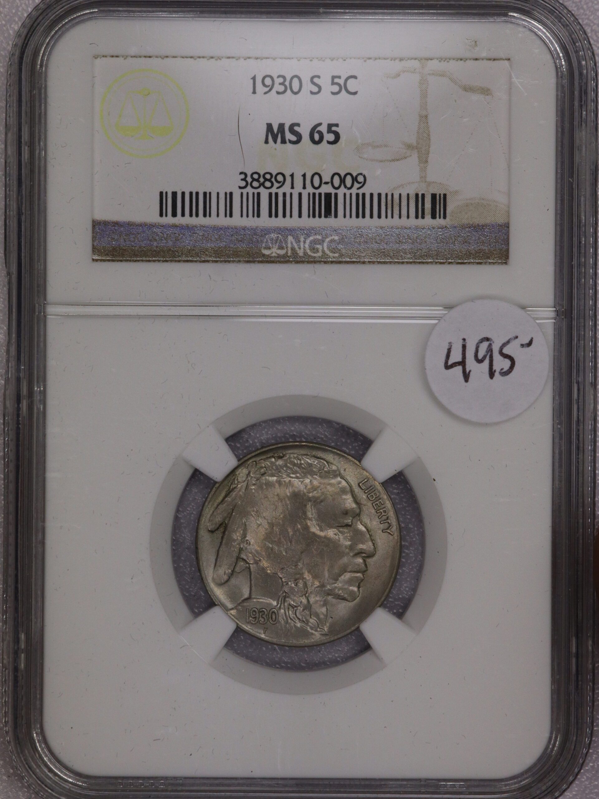 1930 S Buffalo Nickel MS65 NGC