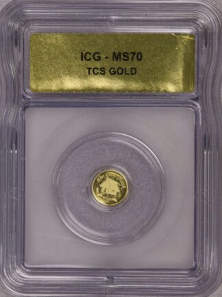 AUCTION- 2025 The Coin Shop 1/200th Troy Ounce Gold in IGC Slab
