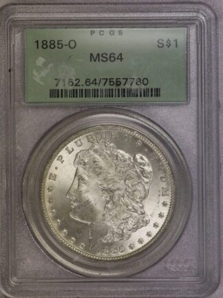 1885 O Morgan Dollar MS64 PCGS OGH