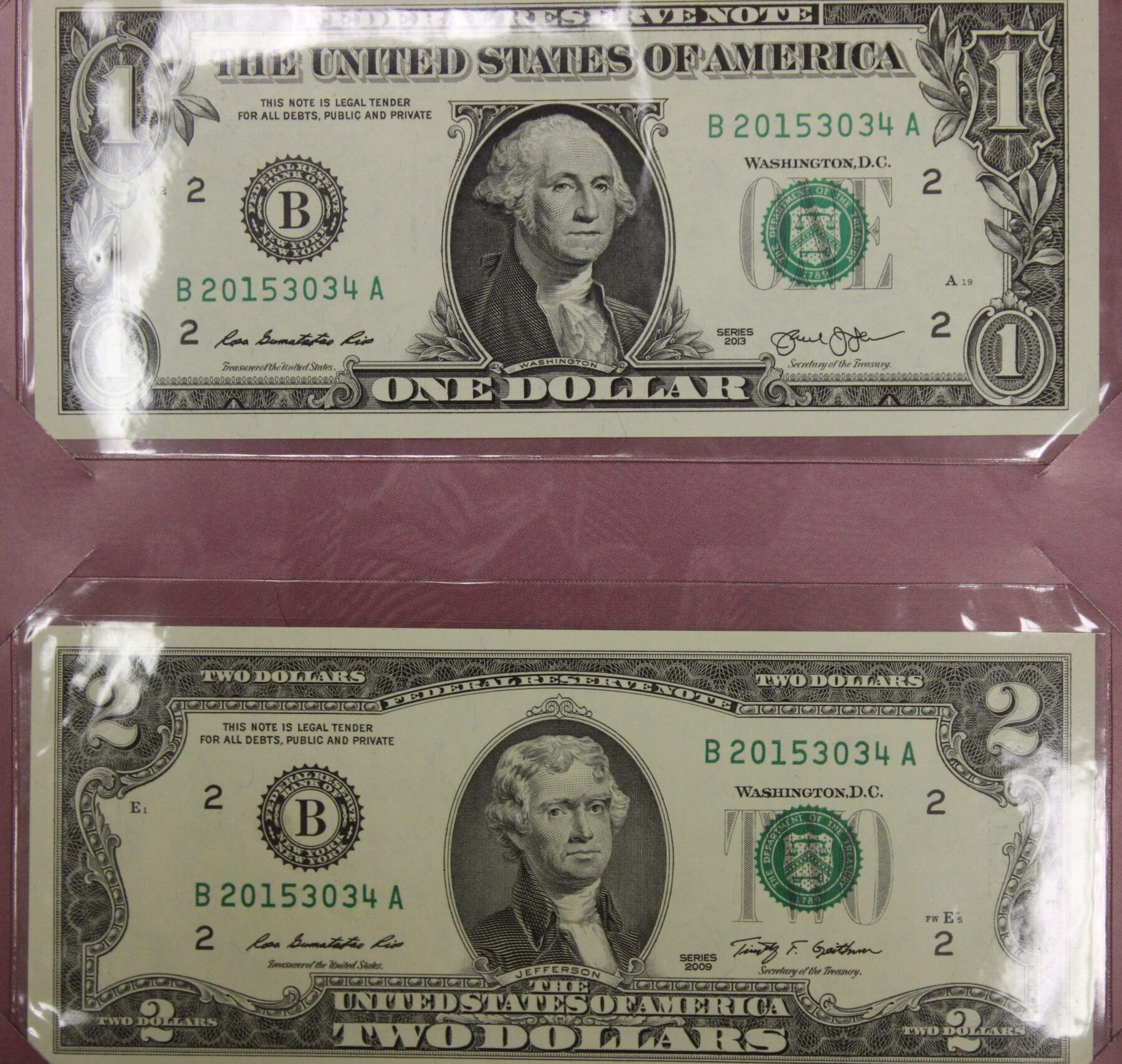 AUCTION- 2015 America's Founding Fathers Currency Set - Image 2